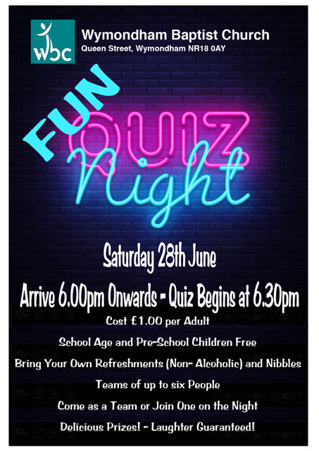 Fun Quiz Night - Poster